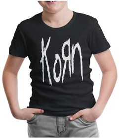 Resim Korn - Logo Siyah Çocuk Tshirt 