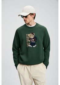 Resim Lufian Erkek Storm Sweatshirt 112030172 Çimen Yeşili Çimen Yeşili 
