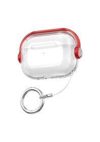 Resim Apple Uyumlu AirPods Pro 3 3.nesil Tema Kılıf - Kırmızı Düz Renkli 