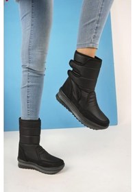 Resim Muggo Felya İçi Kürklü Cırtlı Kadın Yağmur ve Kar Botu 001 