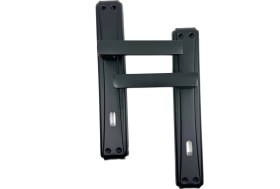 Resim İstanbul Door Handles Lama Aynalı Kapı Kolu Mat Siyah (Oda) 