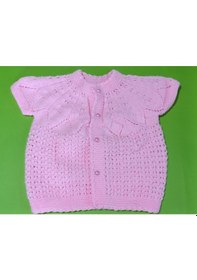 Resim Tovyamade El Örgüsü Bebek Ceket Pembe Renk Pembe 