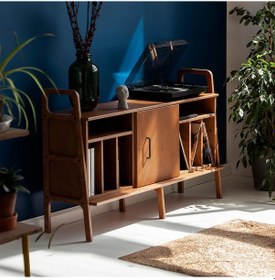 Resim Woodesk Claro, Ahşap, Dolap Ve Konsol, 140x90, Tik Renk 