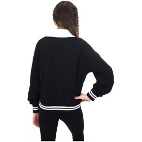 Resim Toontoy Kız Çocuk Okul Sweatshirt Siyah 
