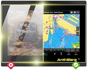 Resim Garmin GPSMAP 9010 / 9010xsv / 9210 / 9210xsv GPS/Chartplotter 10 Inch Ekranı için IPG Anti-Glare Parlama Önleyici Mat Ekran Koruyucu 