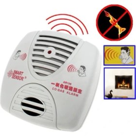 Resim Yakpen Gaz Alarmı Elektrikli Alarm Sensörlü Doğal Gaz Alarmı 