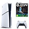 Resim Sony Playstation 5 Slim CD Edition + Ps5 Fifa FC 24 Oyun Konsolu (İthalatçı Garantili) 