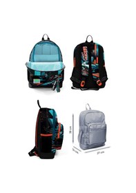 Resim Coral High Kids Siyah Nefti Yarış Arabası Desenli 3’lü Okul Çanta Seti SET0123765 