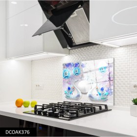 Resim Olinpa Cam Ocak Arkası Koruyucu | Çiçek 