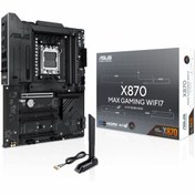 Resim ASUS X870 Max Gaming WiFi7 DDR5 (8000MHz)OC M.2 HDMI/USB-C PCIe 5.0 AM5 ATX Anakart 