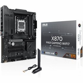 Resim ASUS X870 Max Gaming WiFi7 DDR5 (8000MHz)OC M.2 HDMI/USB-C PCIe 5.0 AM5 ATX Anakart 