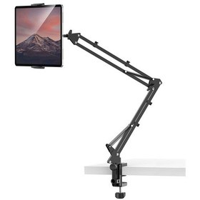 Resim Ulanzi T2 Çift Kollu Mikrofon Telefon Ve Tablet Masa Standı 