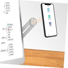 Resim PartyKindom 2 Adet Dizüstü Bilgisayar Genişletme Cep Telefonu Tutucusu Bilgisayar Telefon Tutucu Bilgisayar Yan Klipsi Dizüstü Klip Monitör Not Defteri Manyetik Alüminyum Alaşım Seyahat 