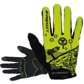 Resim SARİSSA BİSİKLET Forte GT Xbyc HJ 0273 Uzun Parmaklı Eldiven L Beden Bisiklet Eldiveni Sarı 