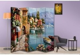 Resim Manzara Temalı Özel Tasarım Paravan Room Divider PRV1065, 180 x 180 