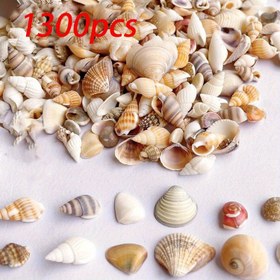 Resim 1300 adet Küçük Karışık Mini Deniz Kabukları - El Sanatları, Akvaryum Dekoru, Vazo Dolguları, Plaj Düğünleri & Ev Dekorasyonu için Çeşitli Beyaz, Kahverengi, Pembe ve Ten Renginde Plastik Kabuklar, Dayanıklı Malzeme, Düzenleyici Tema 