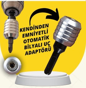 Resim Kendinden Emniyetli Otomatik Bilyalı Uç Adaptörü 