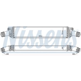 Resim WISCO 8K0145805G Turbo Radyatörü Mt-At 663X142 Mm Audi A4 A5 A6 Q5 2.0 TDI Tfsı Caga 08 - 