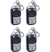 Resim Neevoyu 4'lü Kopyalama Fonksiyonlu 12v Elektrikli Araç Anti-kaçırma Alarm Kumandalari - 100m Menzil, Siyah Plastik 