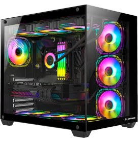 Resim Zeiron Augustus X85 Ryzen 5 5600X 32GB 256GB M.2 Ssd+1tb HDD RX580 8gb 256BIT Sıvı Soğutmalı Oyuncu Masaüstü Bilgisayar 