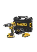 Resim Dewalt DCD796D2-QW 18V 2.0 Ah Li-ion Çift Akülü Kömürsüz Profesyonel Darbeli Matkap 