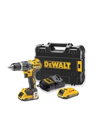 Resim Dewalt DCD796D2-QW 18V 2.0 Ah Li-ion Çift Akülü Kömürsüz Profesyonel Darbeli Matkap 