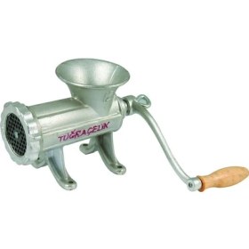 Resim Tuğra Çelik Kıyma Makinası Çevirmeli Kollu No:12 Gümüş 