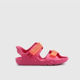 Resim Superfit Pembe Kız Çocuk Düz Sandalet Fuşya 