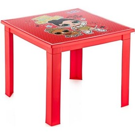 Resim ÇOCUK MASASI LOL LİSANSLI Kırmızı 