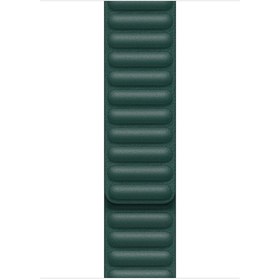 Resim Microsonic Apple Watch Series 7 41mm Kordon Leather Link Band Koyu Yeşil 