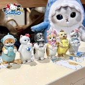 Resim Mufosand Karakterleri için for hello kitty için for pompompurin için for kuromi Kawaii Kediler Neko Blind Box Bebek Hediye Oyuncak Model Anime Figürleri Toplama Süsü 