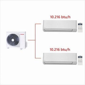 Resim Toshiba 2m Multi Split Klima 10.000 10.000 Btu/h 