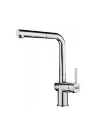 Resim Franke Basis BFG 611-86 Nero Granit Evye - Active Plus Doccia 2.0 Krom Batarya Seti 