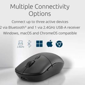 Resim Kensington MY430 Eq - 2.4ghz Şarj Edilebilir Bluetooth Kablosuz Fare,%65 Tüketici Sonrası Geri Dönüş 