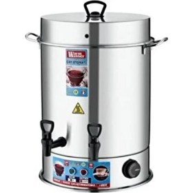 Resim Warm Wasser 250 Bardak Çelik Çay Otomatı & Çay Makinesi - Semaver 