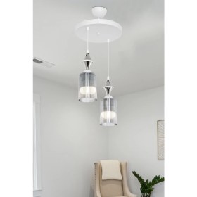 Resim Füme Karo Çiftli Set, Çok Amaçlı Dekor, Şık ve Dayanıklı Tasarım 