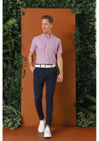Resim Efor Slim Fit Yan Cepli Düz Esnek Casual Lacivert Pantolon P 1144 Lacivert 