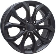 Resim EMR-A100-08 7.5x17"-5x112 ET45 66.6 Matt Black Jant (4 Adet) 