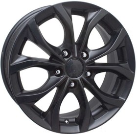 Resim EMR-A100-08 7.5x17"-5x112 ET45 66.6 Matt Black Jant (4 Adet) 