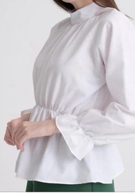 Resim CNG MODA Tesettür Bel Lastikli Kısa Gömlek 