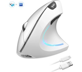 Resim HXSJ T22 Ergonomik Oyuncu Mouse 2400 Dpı 600 Mah Batarya 2 Modlu Bt + 2.4g 