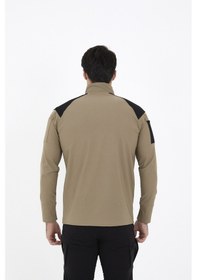 Resim Camp Scoutland Camp137 Outdoor Tactical Su iticili Erkek Bej Taktik Sweatshirt Bej 
