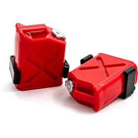 Resim Geekyou 1/10 Rc Araçlar İçin Kırmızı Plastik Yakıt Deposu - Scx10, Rr10 Uyumlu 