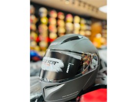 Resim Fazer Mat Grey Çene Açılır Güneş Vizörlü Motosiklet Kaskı ( Mat Gri ) 