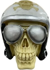 Resim Netavantaj Gözlüklü Kuru Kafa İskelet Kumbara 