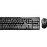 Resim Raynox RX-W10 Kablosuz Q Multimedia Klavye + Mouse Set Siyah 