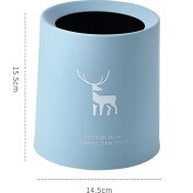 Resim Lebeigo Masaüstü Çöp Kutusu Ev Oturma Odası Için Küçük Mini Komodin Kalem Tutucu ile Çöp Kutusu Kağıt Sepeti Kutusu Asılı Tuvalet (Yurt Dışından) 