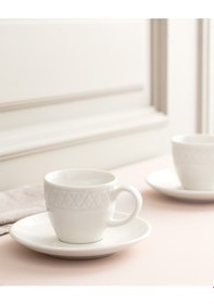 Resim Madame Coco Loris 2 'li Kahve Fincan Seti - Beyaz - 90 Ml Fınc000000006390ml-beyaz 