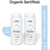 Resim Clooe Organik Bebek Pudrası 200gr - 2 Li Fırsat Paketi 