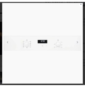 Resim EOF5C50BV Surroundcook Ankastre Katalitik Temizlemeli Beyaz Cam Fırın 
